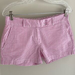 Vineyard Vines pink gingham shorts
